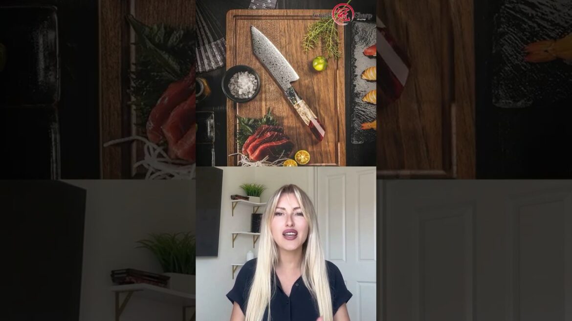 Japanese Damascus Knife Will Make You Cook Like a Master Chef