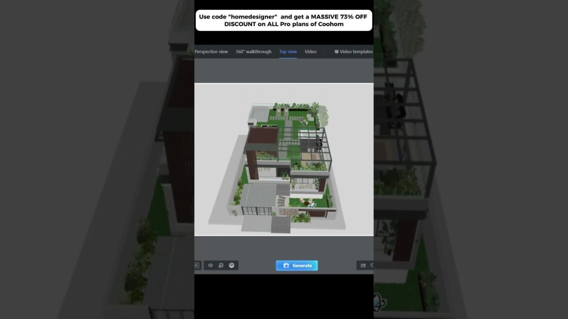 How to make top view render in coohom #interiordesign #coohom #coohomforbeginner #coohomtutorial