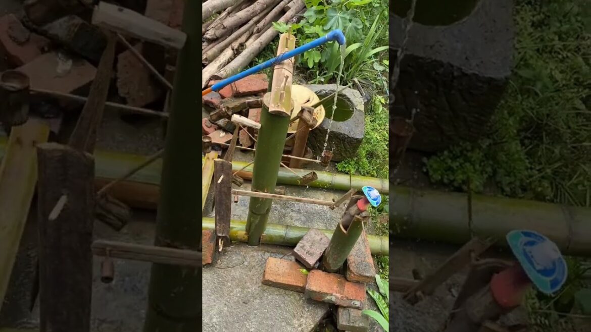 🌿Bamboo Creations With Wooden Mini Fountain! #bamboo #Toy #Diy 🌿Bamboo Creations With Wooden Mini Fountain! #bamboo #Toy #Diy