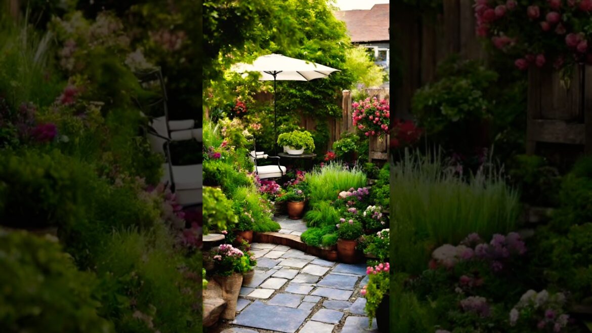 Aesthetic garden corner decor👌🏻🐿️💐💔🌈💕🏡#shorts