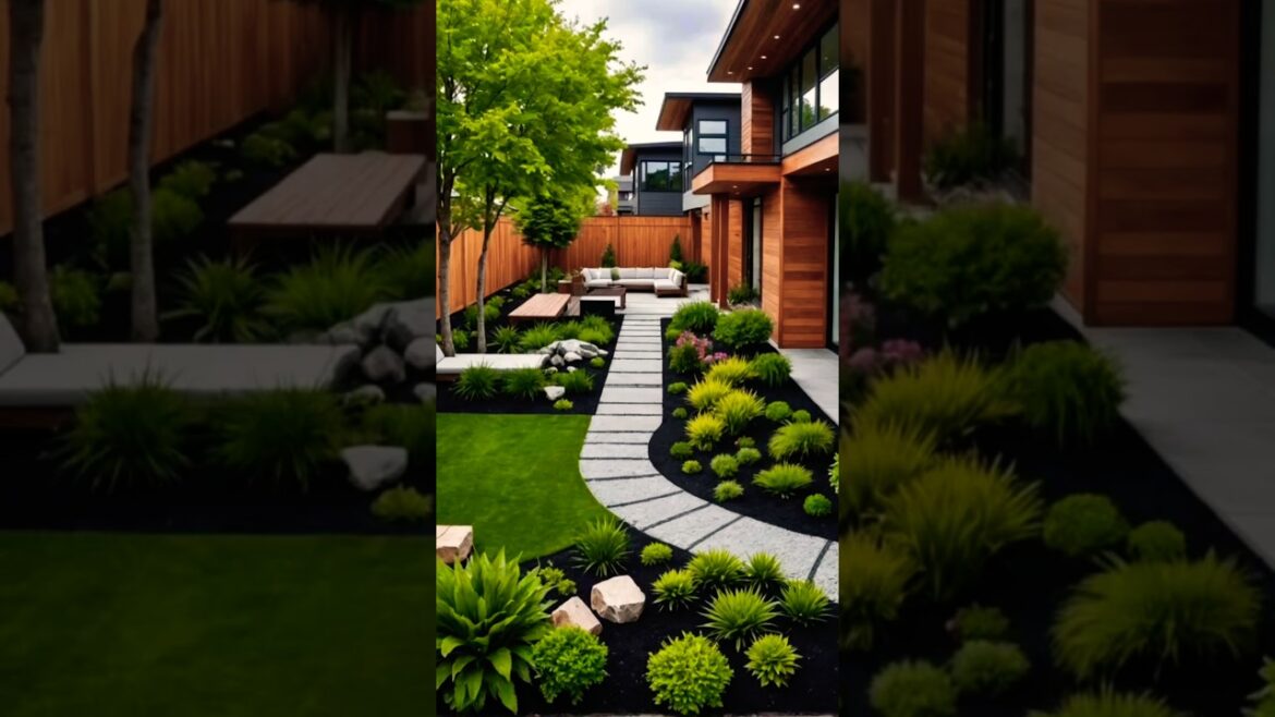 Garden landscaping ideas 🐝🐿️🌿💚🌴🦋🌈🌱🐞🦜#shorts