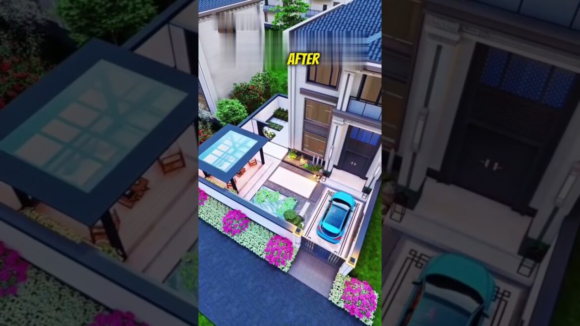 Fashion Garden Design Renovation #shorts #renovation #interiordesign #garden #viralshorts