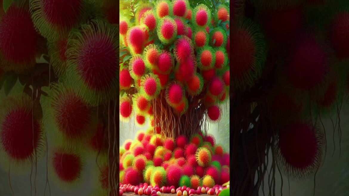 Easy method of planting and growing rambutan fruit trees. #gardening #plants #grafts #fruits