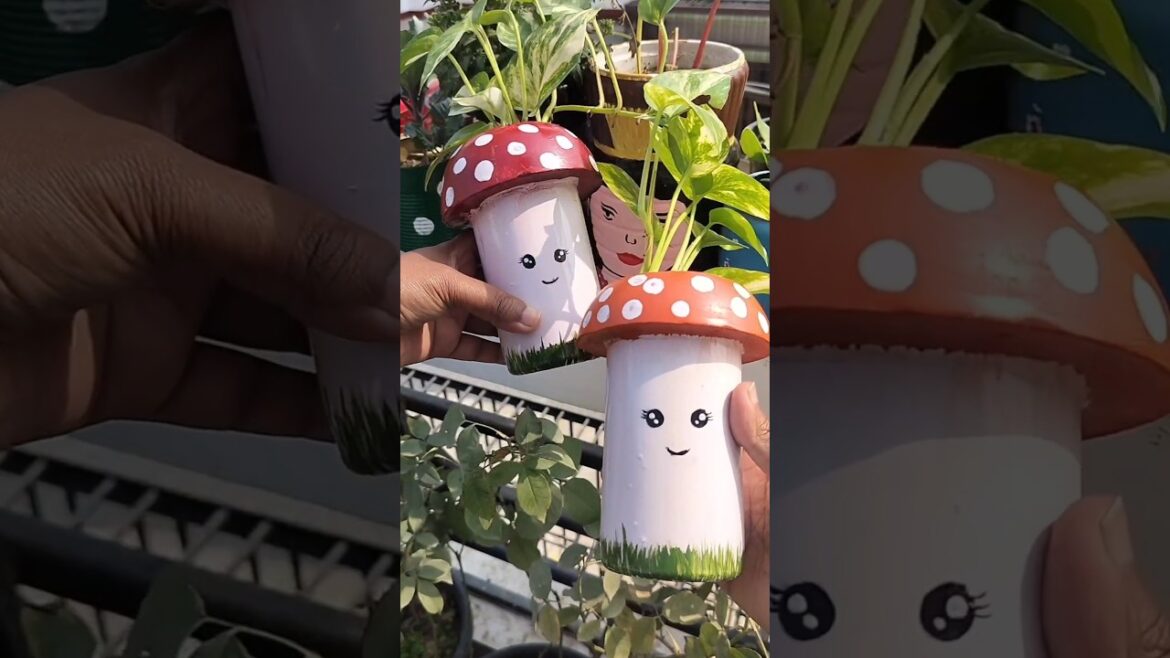 DIY Cute Mushroom Planters From Plastic Bottles #diy #planters DIY Cute Mushroom Planters From Plastic Bottles #diy #planters
