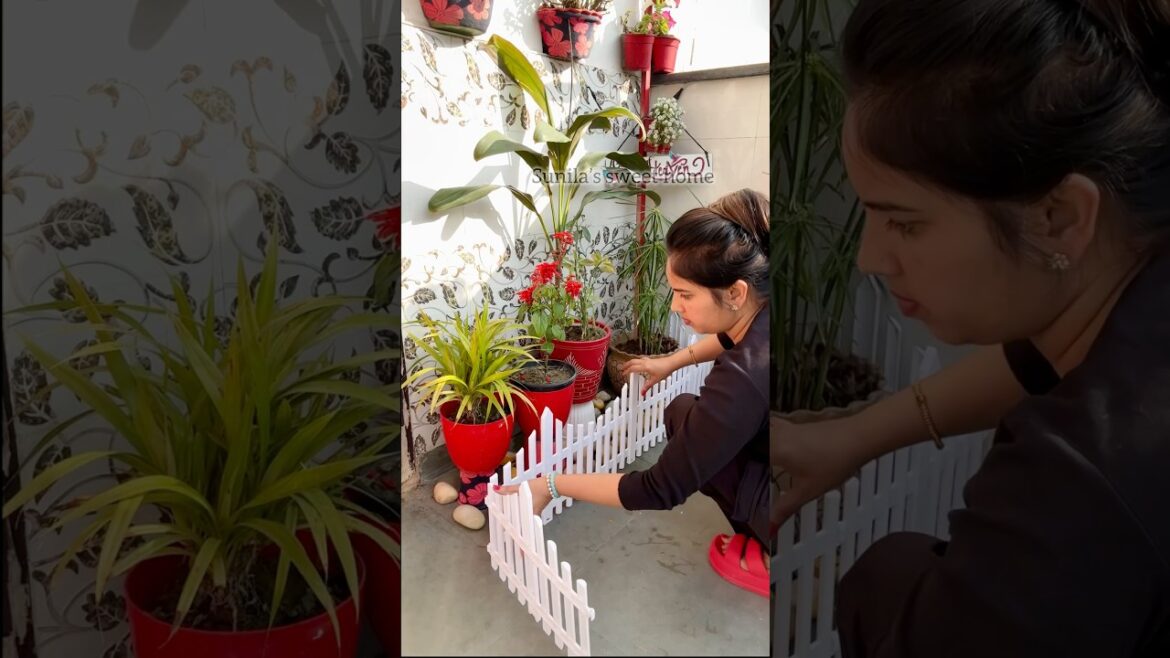 easy Garden Decoration ideas #diy #fenceinstallation  #creativegardening #sunilassweethome