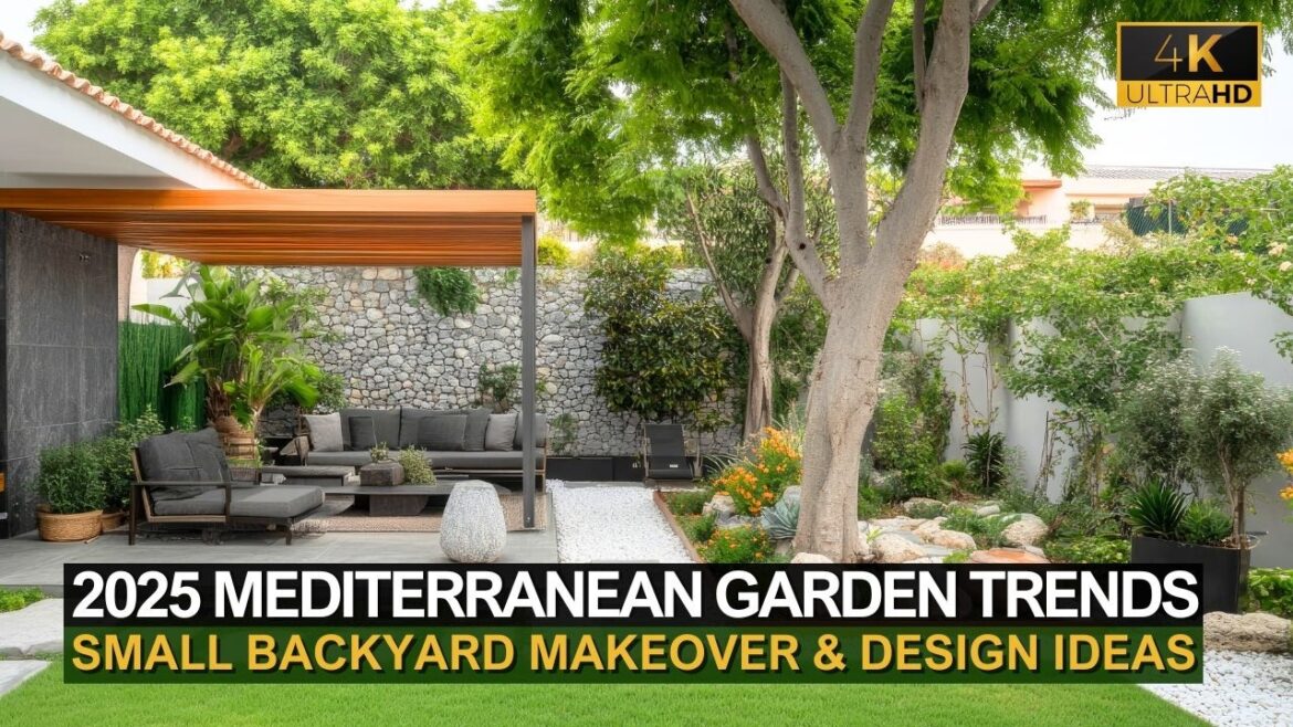 2025 Mediterranean Garden Trends: Affordable Small Backyard Makeover & Design Inspiration