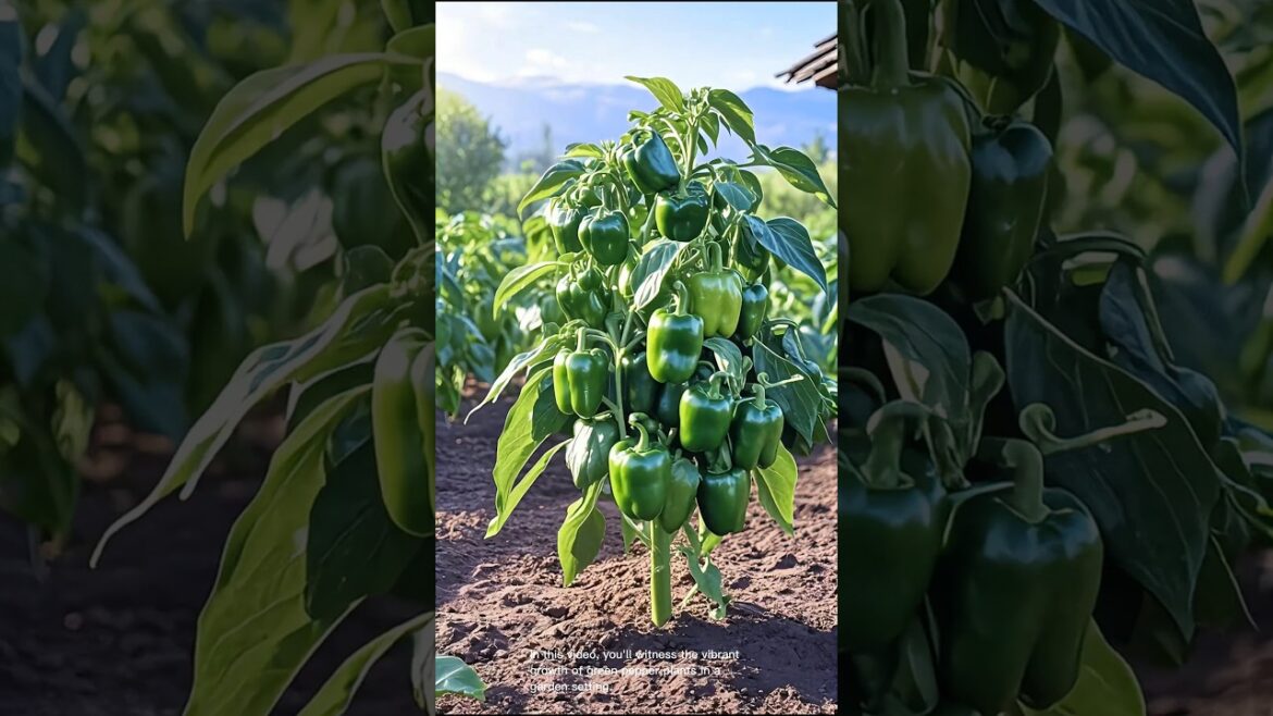 Growing green peppers from seed to harvest Growing green peppers from seed to harvest