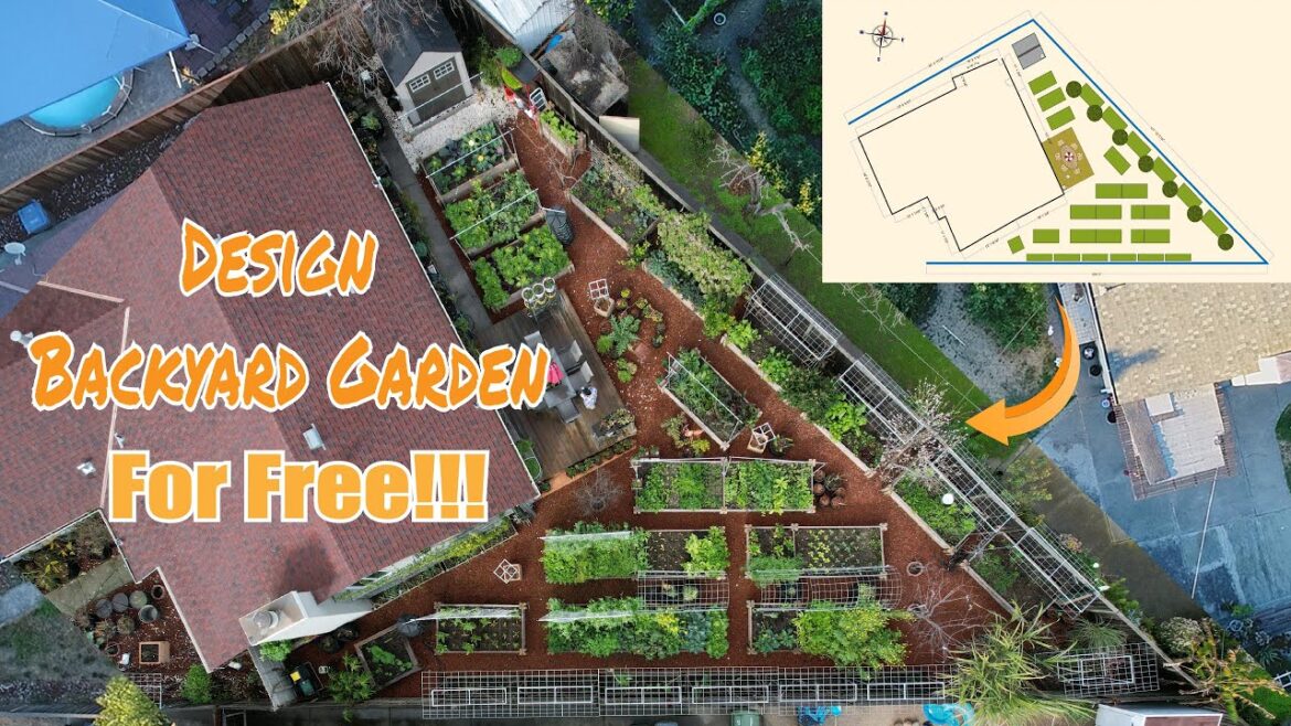 Backyard Garden Design Series CP 2- How to Design Your Dream Vegetable/Fruit Garden for Free!!!