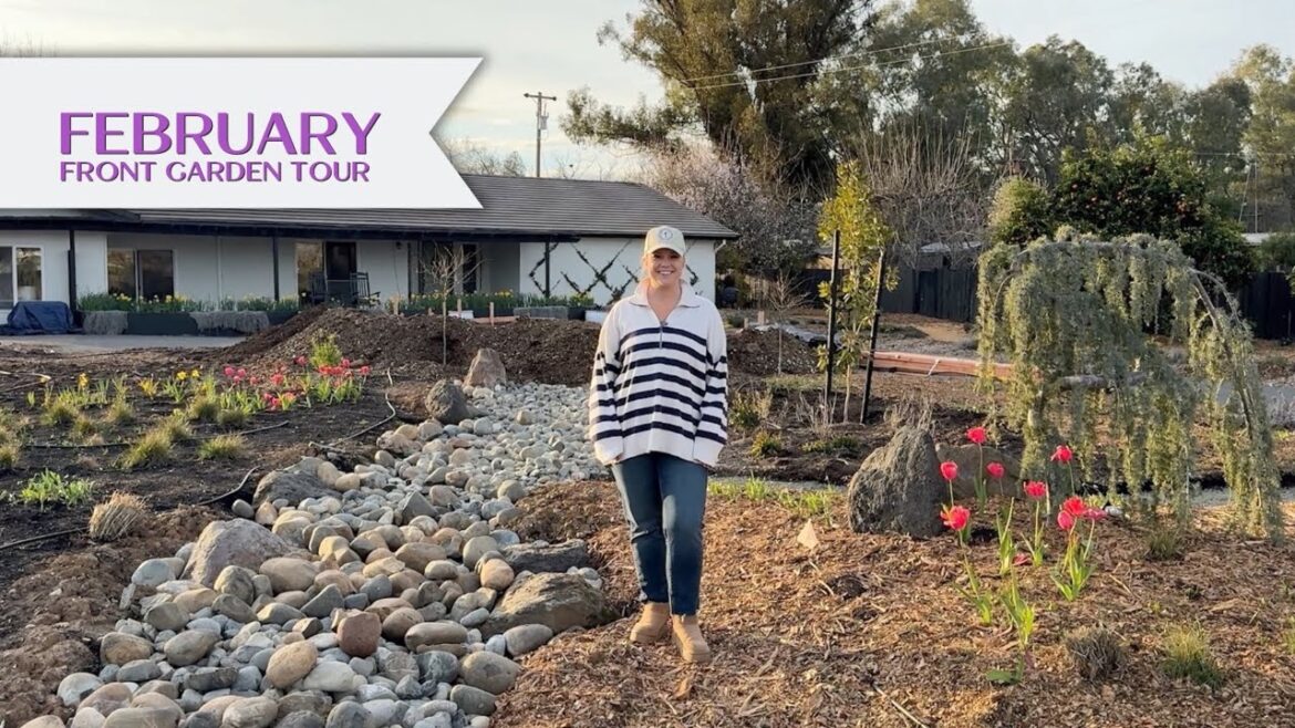 A Busy Month! February Front Garden Tour: Gazebo Progress, Planting Plans & More! A Busy Month! February Front Garden Tour: Gazebo Progress, Planting Plans & More!