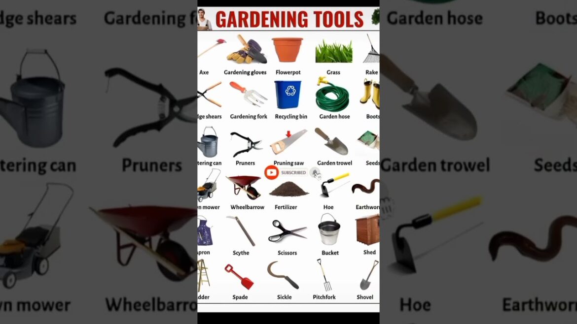 gardening tools |gardening tools and their uses |garding tools name in English