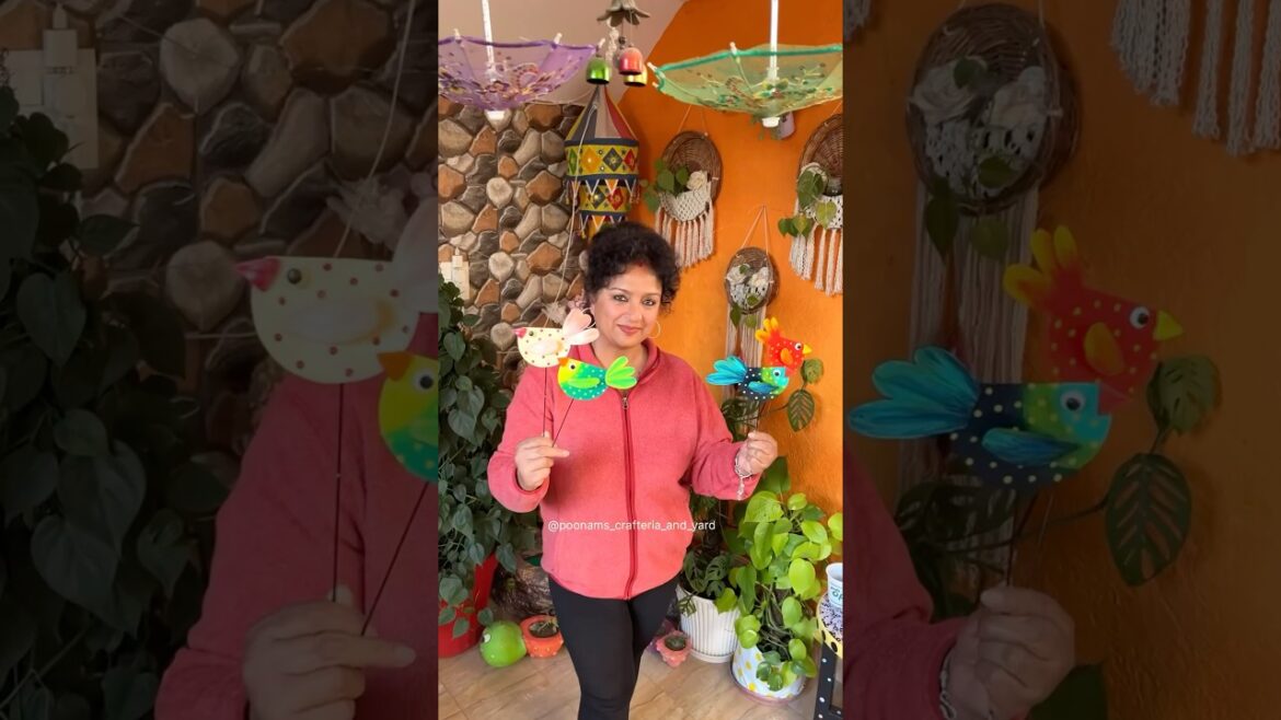 Garden Decoration Ideas | ReusingPlastic Boxes #diy #gardening #ideas #reels #birds