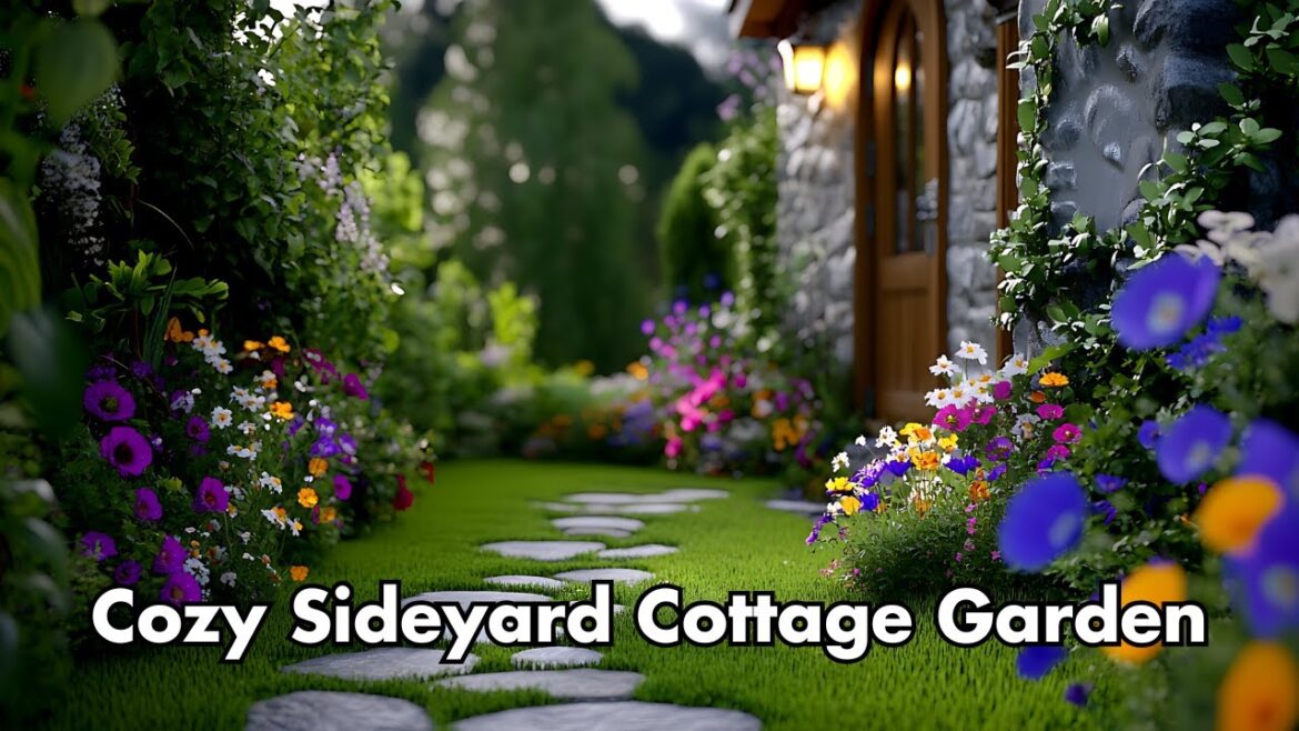 Transforming a Cozy Sideyard Into a Cottage Garden Escape!