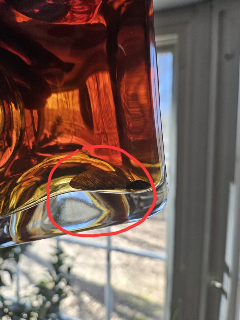 Found in an Unopened Cognac Bottle (France) Found in an Unopened Cognac Bottle (France)