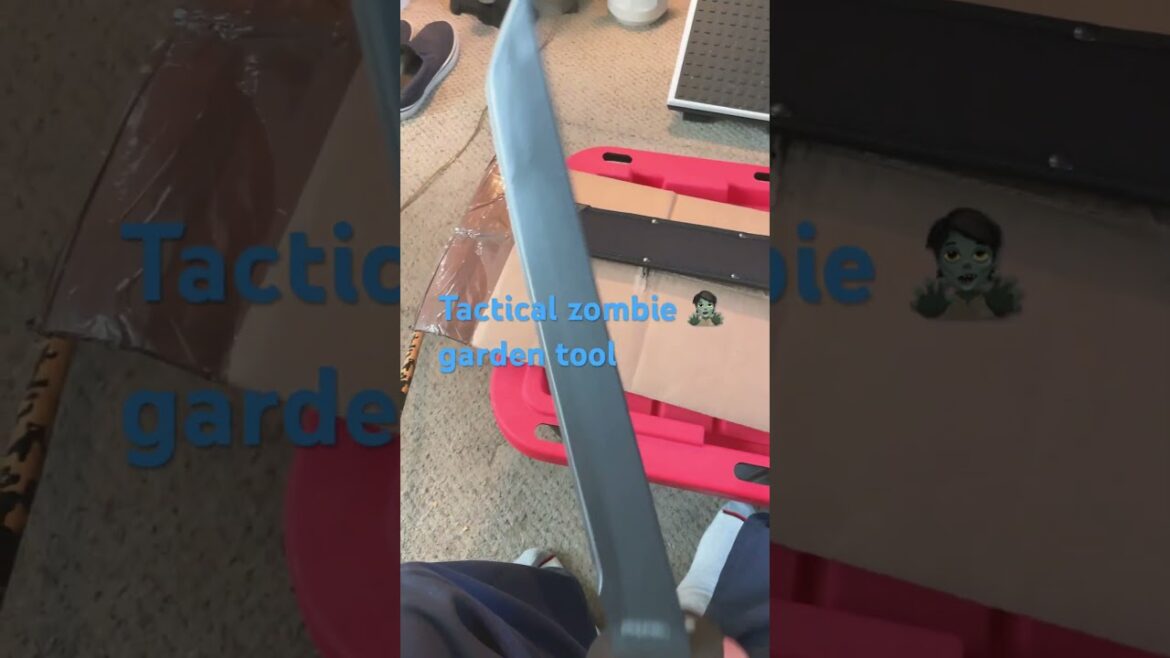 Tactical zombie garden tool:@Penntucky-Crag , #nostalgia #retro ,#gardening @chrisleon9769,#zombies