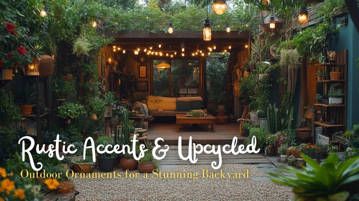 DIY Garden Decor Ideas 2025: Rustic Accents & Upcycled Outdoor Ornaments for a Stunning Backyard