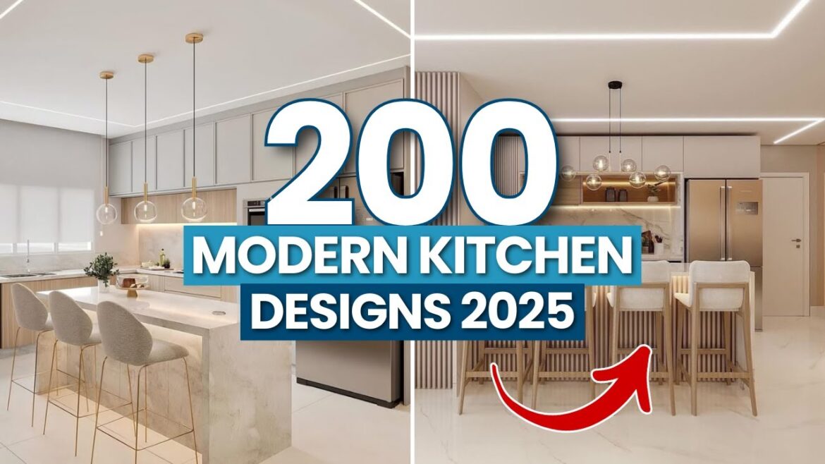 200 Modern Kitchen Designs for 2025 Latest Interior Trends and Inspirations