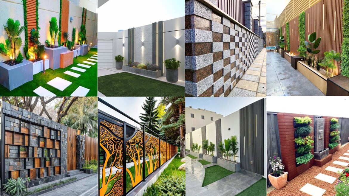 80 NEW Garden Fence Designs & Backyard Garden Wall ideas 2025 Modern Home Exterior Design Trends