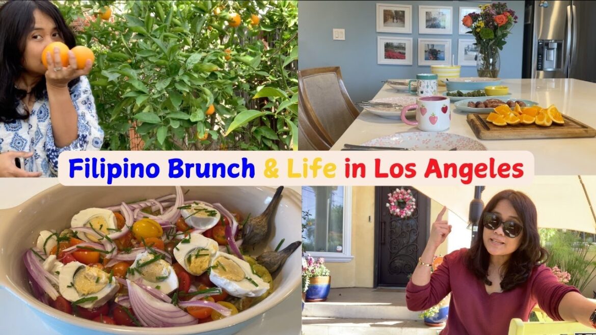 Filipino Cooking, Gardening and Life in Los Angeles Vlog 🌱🍋 🍳