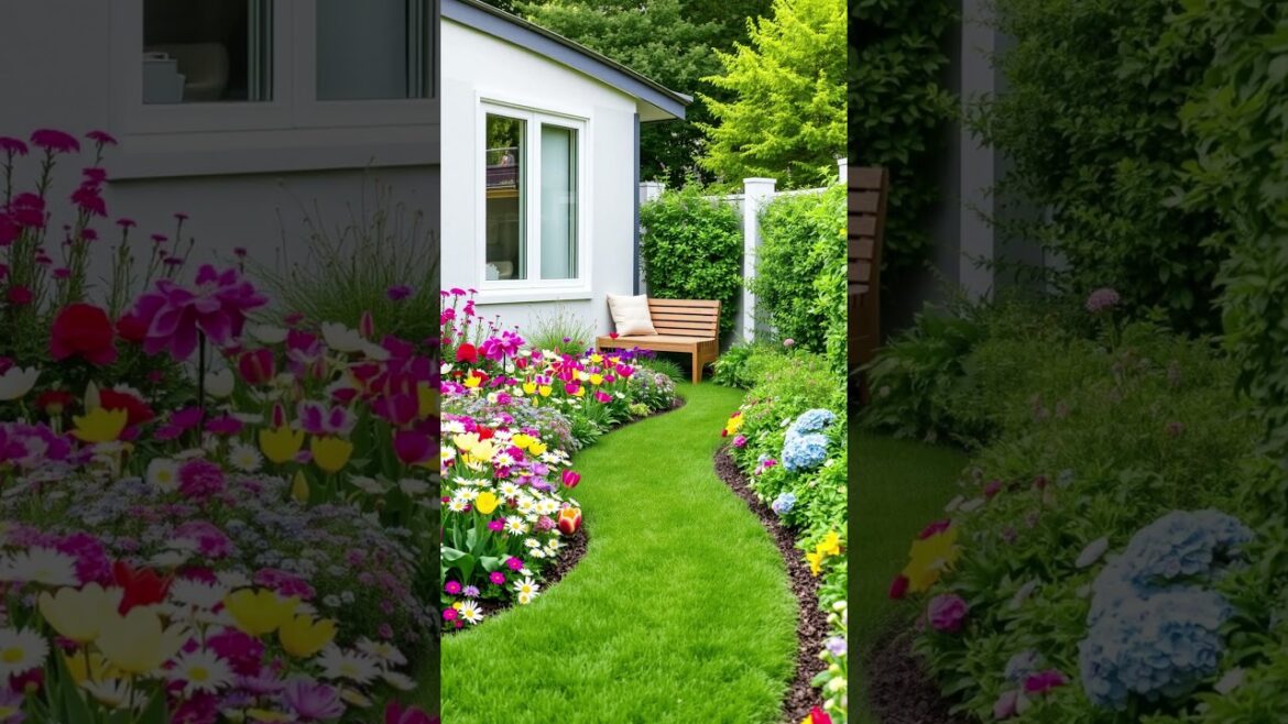 The Vibrant Oasis – A Backyard Garden of Colorful Bliss #gardeninspiration #gardendesign The Vibrant Oasis – A Backyard Garden of Colorful Bliss #gardeninspiration #gardendesign