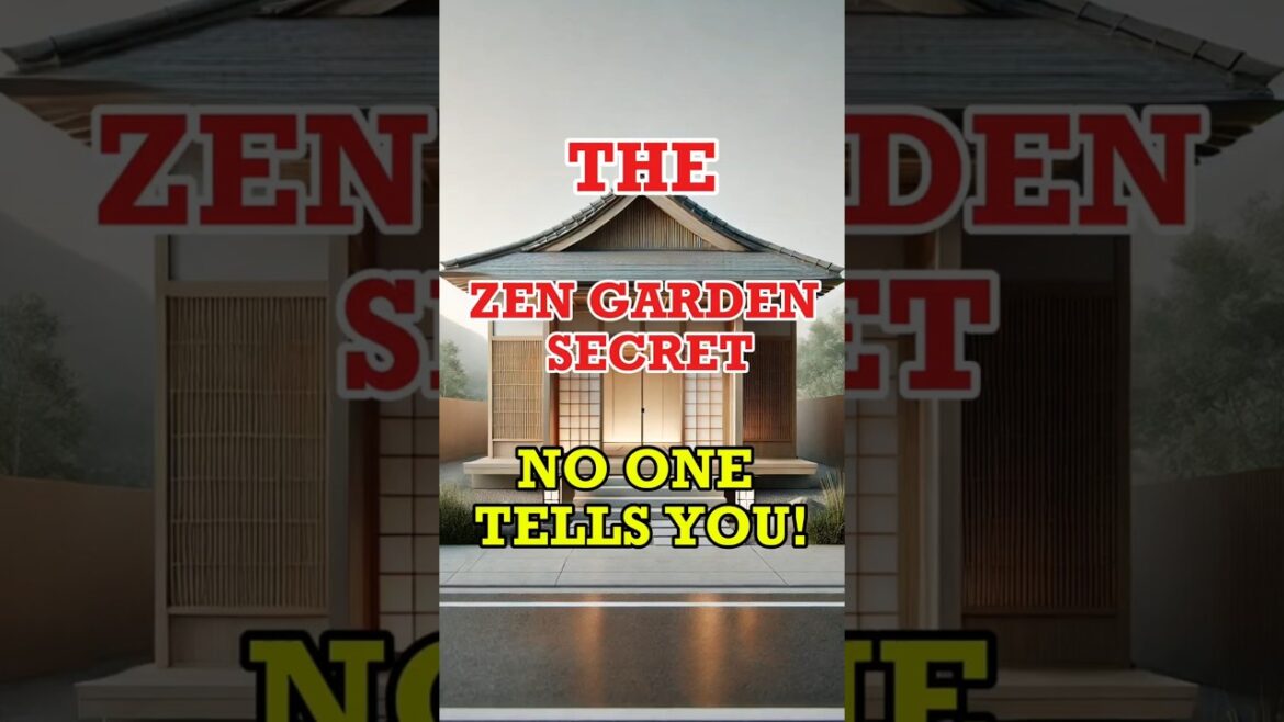 The Secret to a Perfect Japanese Zen Garden! #shorts