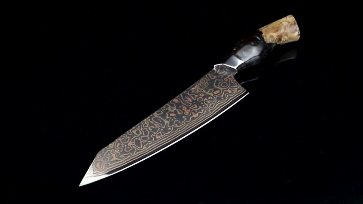 SHAN ZU | Check Beautiful Copper Damascus Chef’s Knife | Venus Series SHAN ZU | Check Beautiful Copper Damascus Chef's Knife | Venus Series