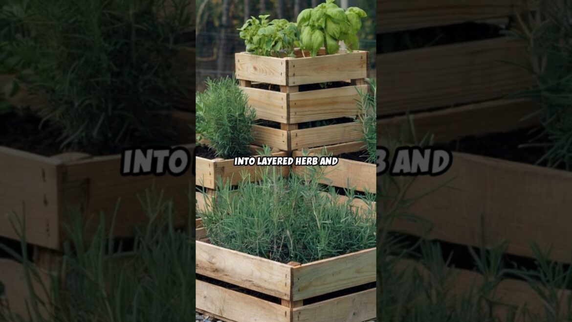 Transform Wooden Crates into Lush Container Gardens! #ContainerGardening #DIYGarden #Upcycle