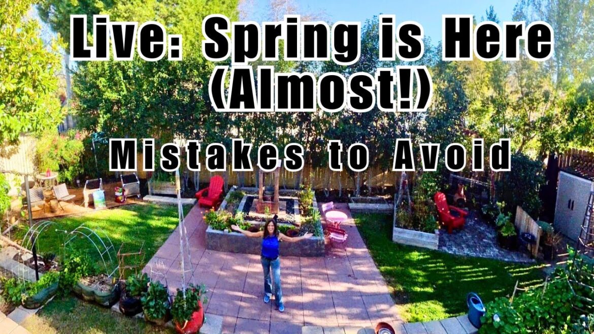 🌻 LIVE: First Day of Spring (ALMOST!): Gardening Mistakes to Avoid for a Successful Season