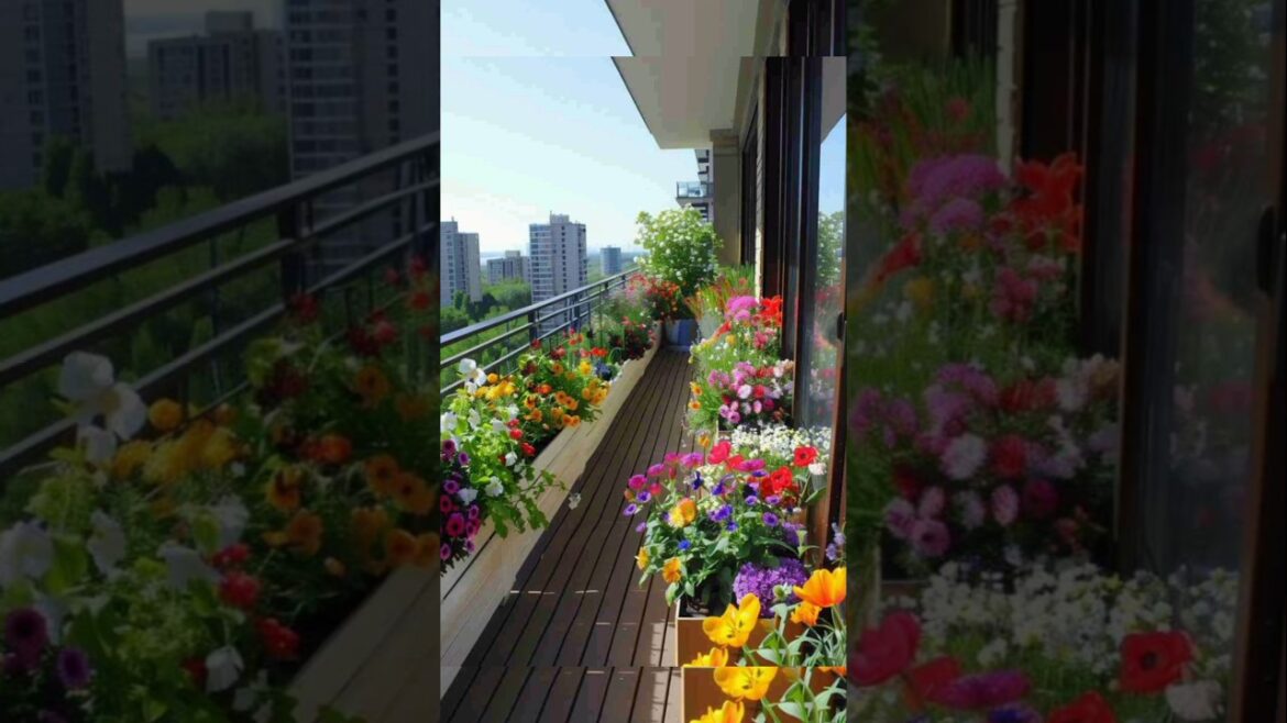 Best Balcony Gardening Design Ideas #shorts #viral #makeover #balconygarden
