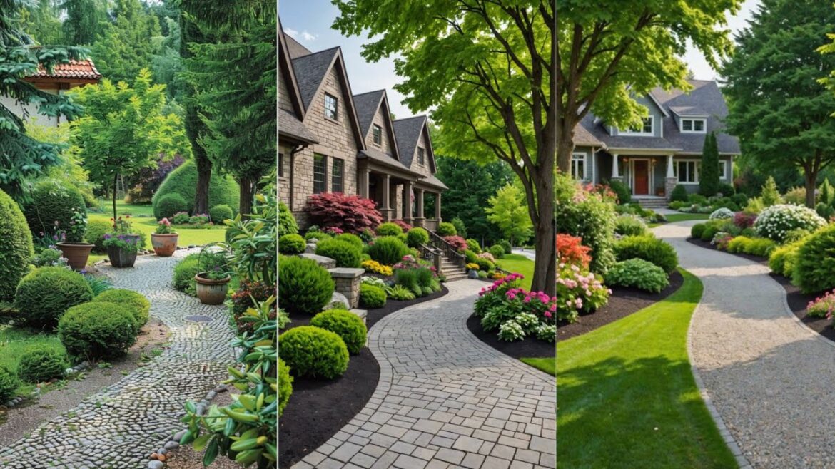 Front Yard Gardens | landscaping ideas for large front yard | Home decor ideas | Front Yard Landscap