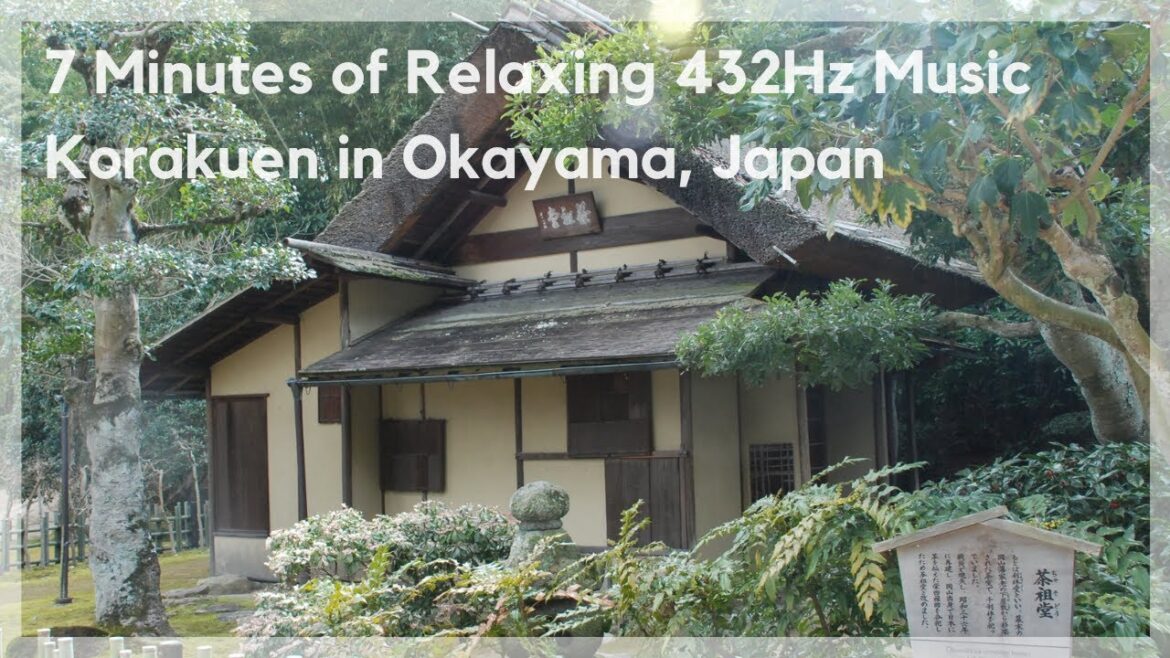 Korakuen Japanese Garden in Okayama in March with Dreaming 432Hz Music for Relaxing and Meditating