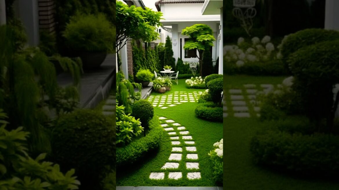 Garden decor ideas 🏡🦜🌿 #garden #gardendesign #gardendecor #shorts #trending