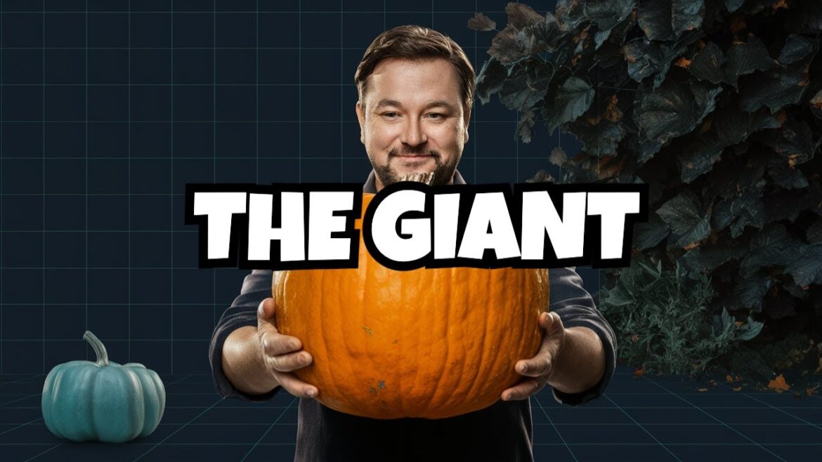 I Grew a Gigantic Pumpkin Using Only Normal Seeds