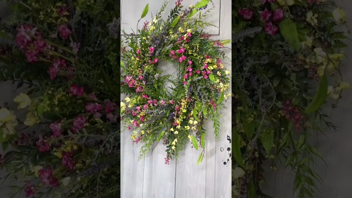 Garden Wildflower Wreath – Learn in KDS & Get the Supplies