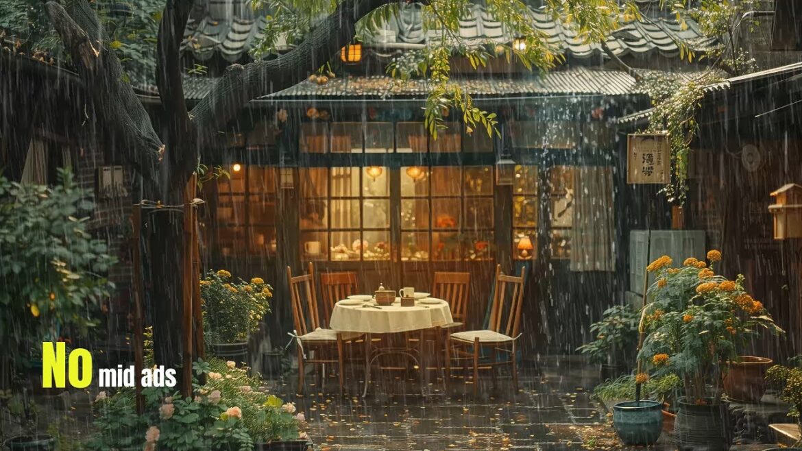 Serenity in the Rain: Japanese Garden Ambience Serenity in the Rain: Japanese Garden Ambience