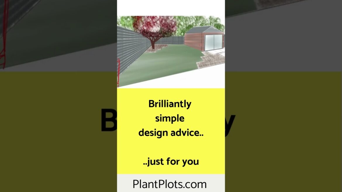 Simple Back Garden Design Ideas  #smallgardendesign