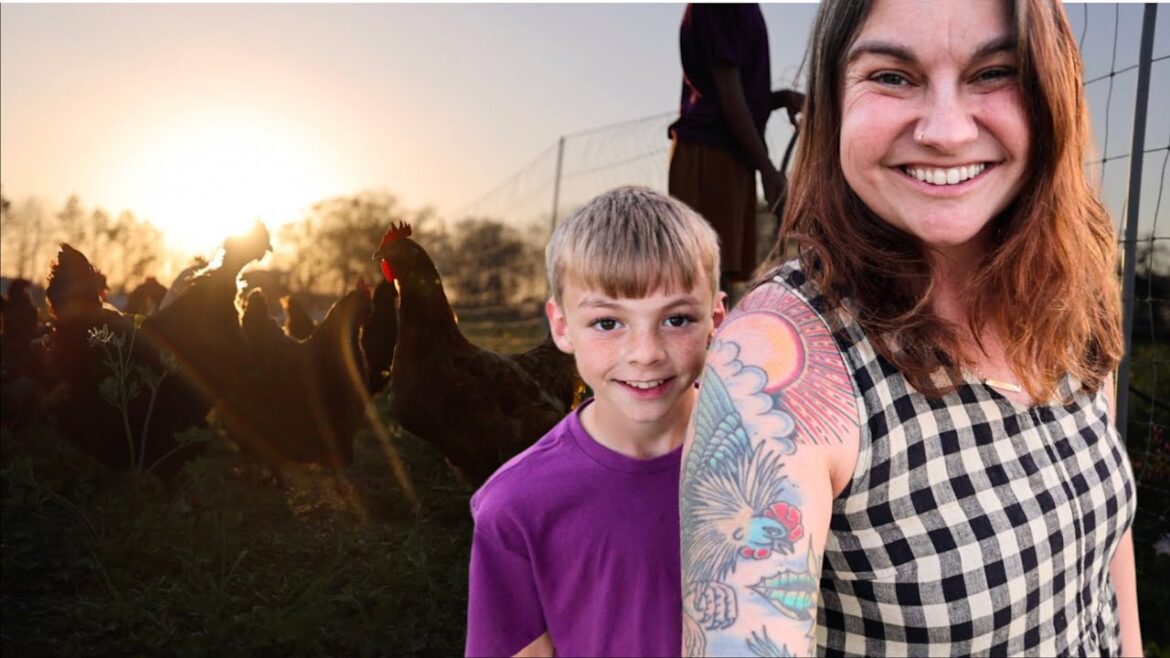 Roots and Refuge Farm: Golden hour with my son. Golden hour with my son.