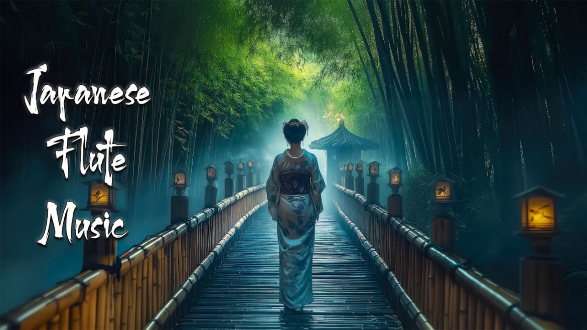 Peaceful Day in the Bamboo Garden - Beautiful Japanese Flute Music For Healing, Soothing, Meditation