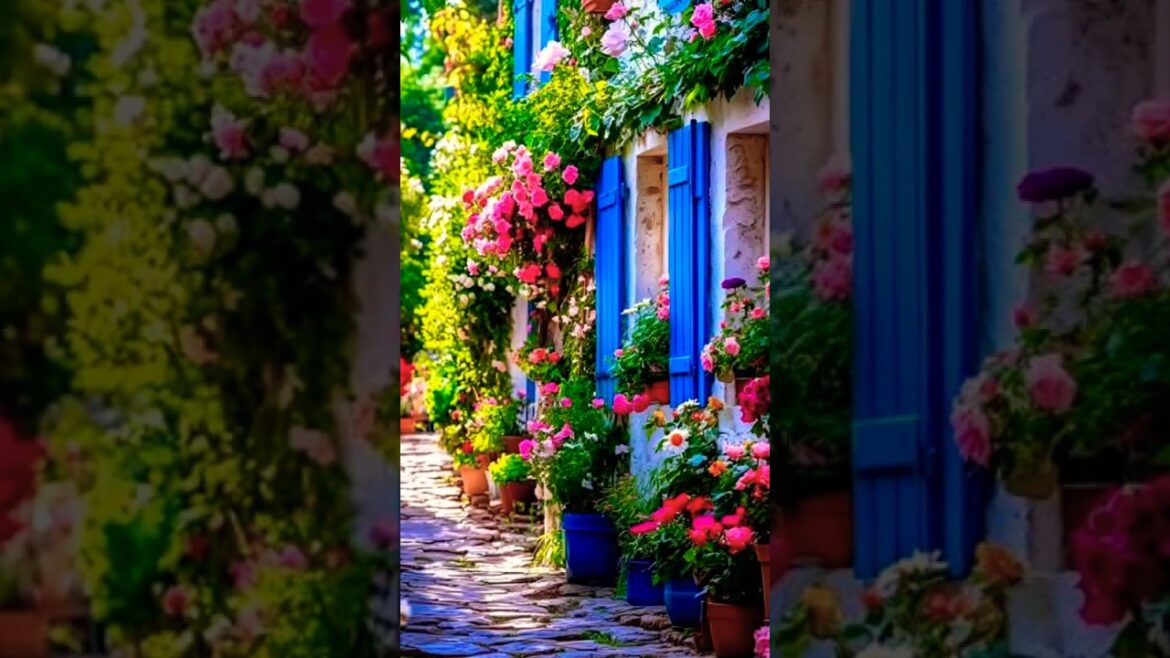 Fairytale Landscapes  🧚🏻🌠🏡🌷🌱🌿🦜🦩🌻🌴🦋🐞🌈🌿 #flowers #rose #garden #nature #ytshortsvideo #shorts