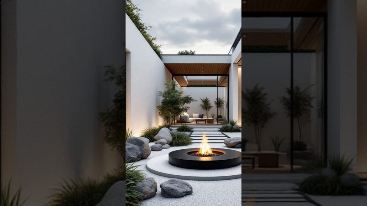 “Tranquil Zen Garden Oasis | Modern Minimalist Courtyard Inspiration” #zengarden #japanesegarden "Tranquil Zen Garden Oasis | Modern Minimalist Courtyard Inspiration" #zengarden #japanesegarden