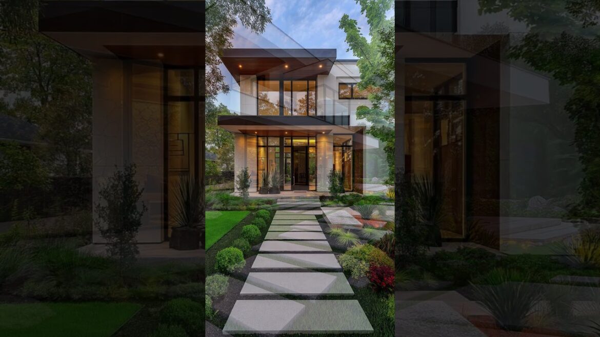 Modern Minimalist Front Yard | Elegant Landscaping Inspiration Modern Minimalist Front Yard | Elegant Landscaping Inspiration