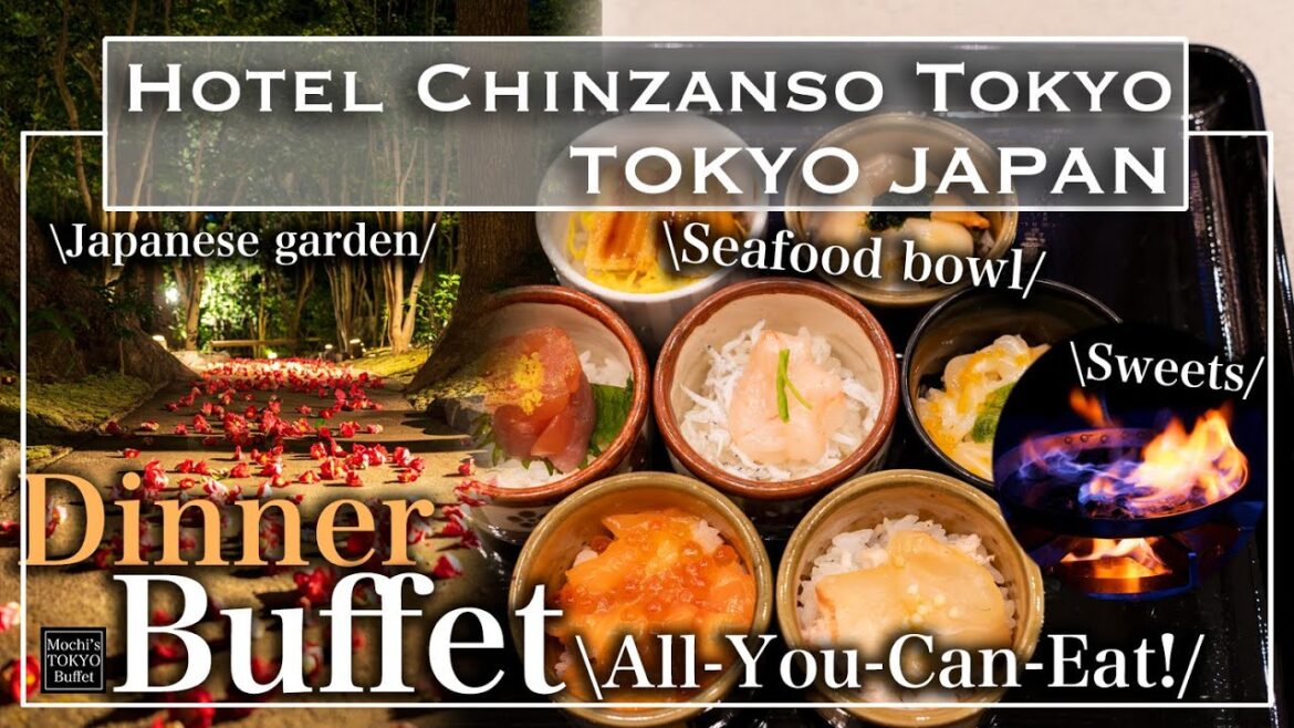 [Tokyo buffet] Amazing Luxurious Buffet Hotel Chinzanso Tokyo Japanese garden | Mochi's Tokyo Buffet