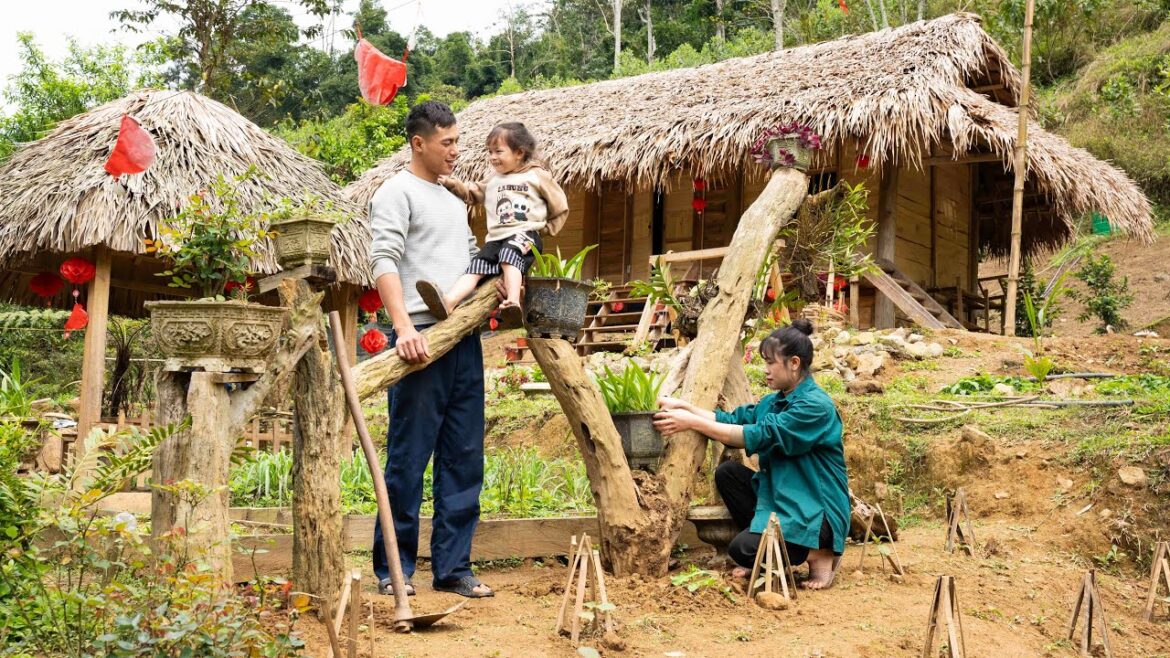 Daily Work of a Small Family on a Mountain Farm, Vegetable Growing, Animal Care, Cooking Daily Work of a Small Family on a Mountain Farm, Vegetable Growing, Animal Care, Cooking