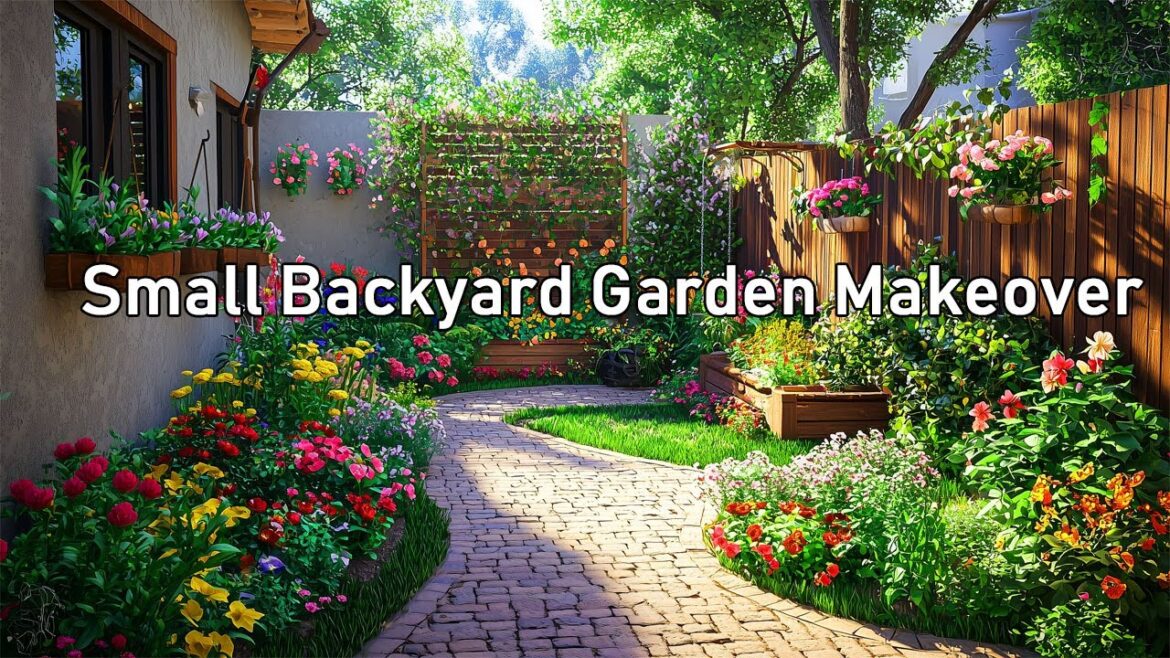 Small Backyard Garden Makeover – From Boring to Beautiful! Small Backyard Garden Makeover - From Boring to Beautiful!