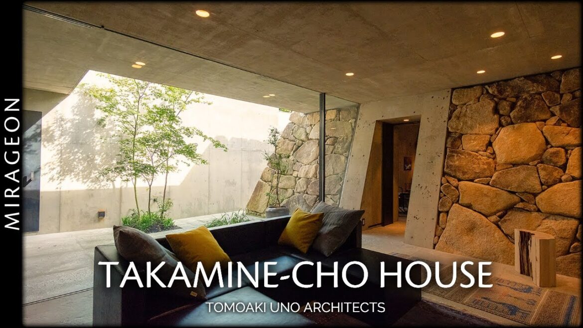 Concrete and Stone House in Japan Inspired by Aztec Pyramid | Takamine-cho House