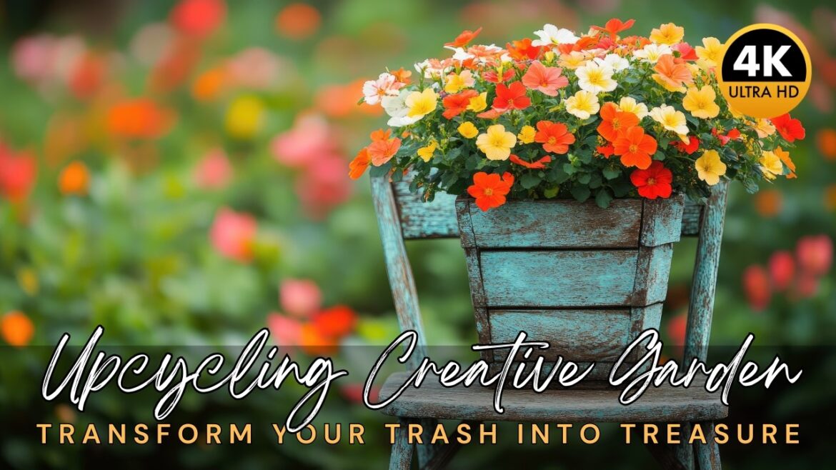 🌻♻️ Upcycling Creative Garden Decor Ideas: Transform Your Trash into Treasure Inspiration