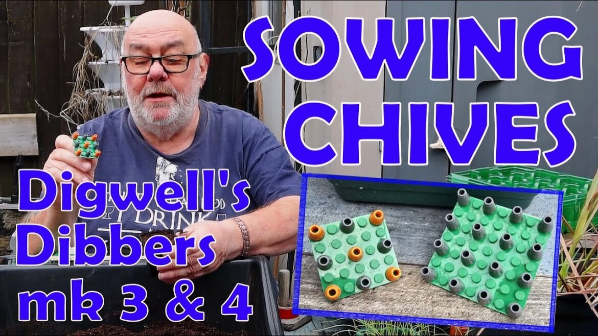 Sowing Chives & Straw Bale Gardening – Plus Digwell Dibbers V3 & V4! Sowing Chives & Straw Bale Gardening – Plus Digwell Dibbers V3 & V4!