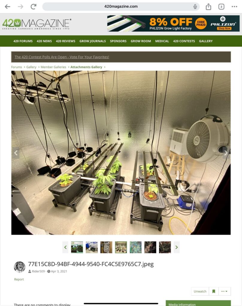 Rider509 on the 420 Forum.