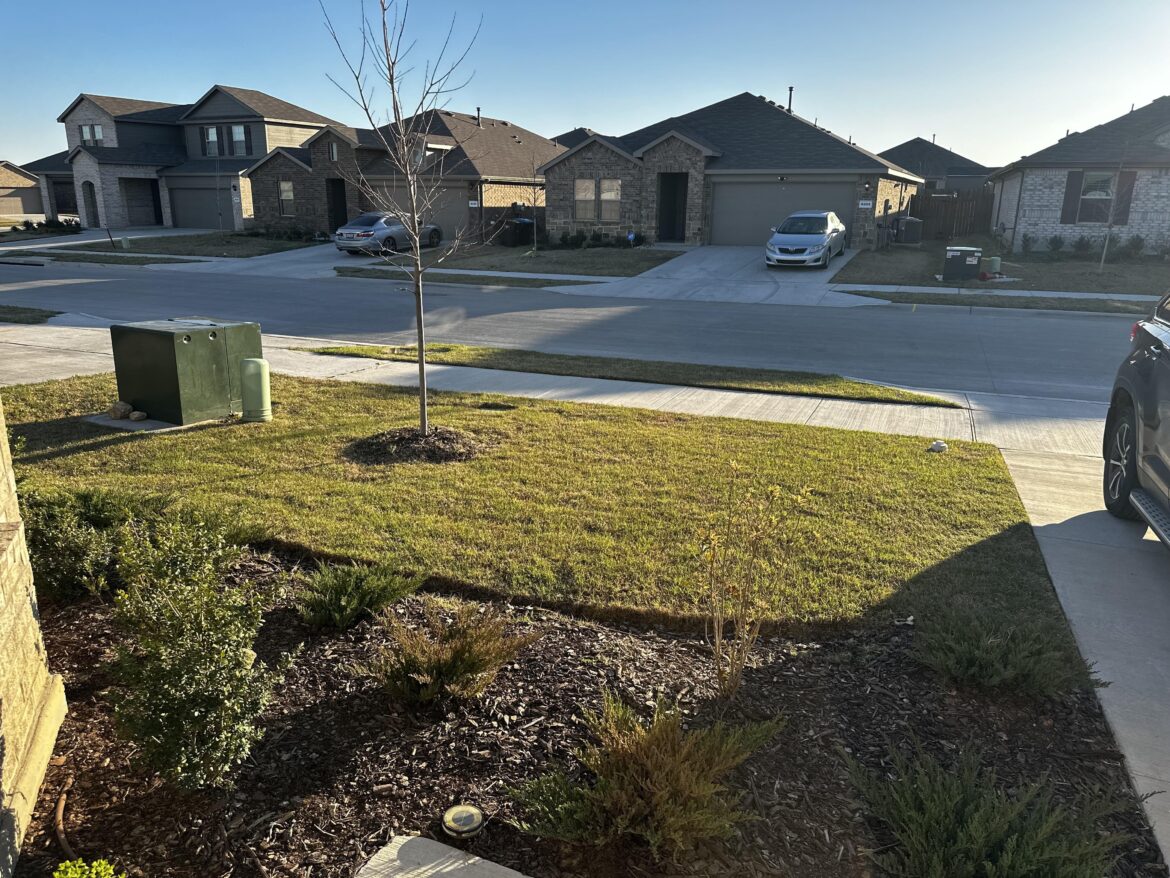 Did the first mow of the season last weekend (Texas)