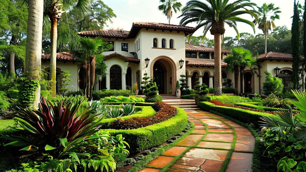 2025 Spanish Style Front Yard Landscape Trends: Stunning Front Yard Ideas!