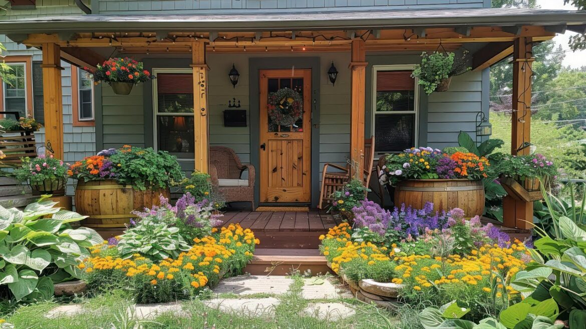 Beautifully Simple Small Front Yard Garden Design Ideas for a Cozy Rustic Farmhouse Feel! Beautifully Simple Small Front Yard Garden Design Ideas for a Cozy Rustic Farmhouse Feel!